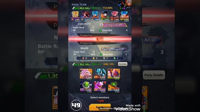 Il mio primo video; il mio team Regeneration- Dragonball Legend смотреть онлайн