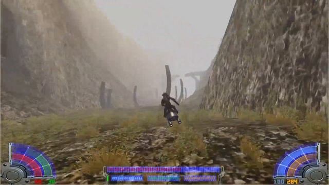 Star Wars Jedi Academy (PS4 version) speeder bike смотреть онлайн