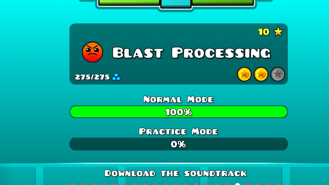geometry dash blast processing (17 уровень) смотреть онлайн
