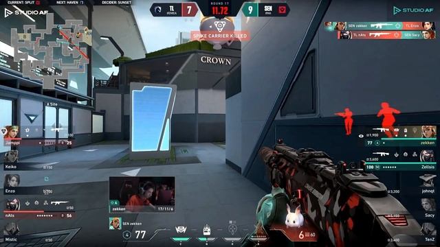 SEN zekken almost got a 6K ACE vs Team Liquid | AfreecaTV Valorant League 2023 смотреть онлайн
