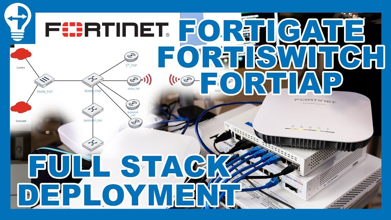 Fortinet Full Stack: Configuring FortiGate, FortiSwitch, FortiAP | SD-WAN, VLAN, SSID, W/FortiLink!
