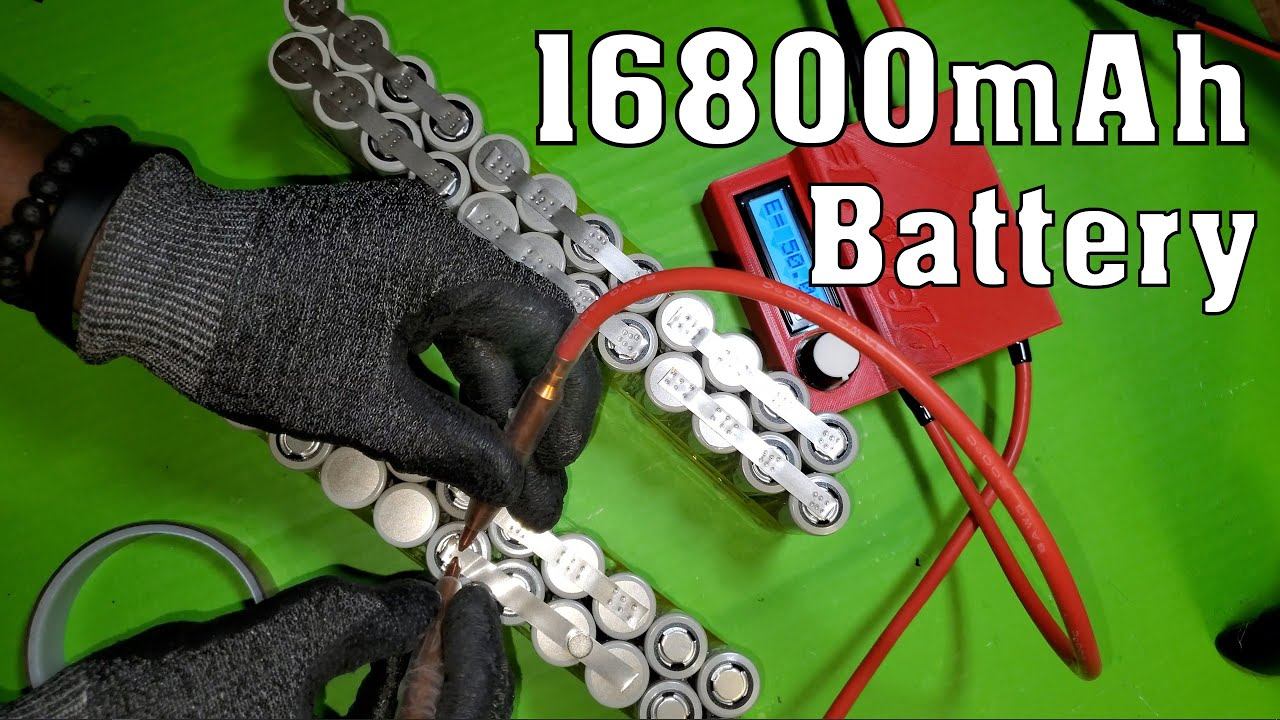 Building a 21700 Li-ion Battery Pack - 12s4p -16800mAh High Drain |Part 1 смотреть онлайн