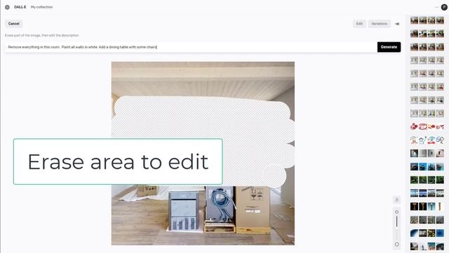 Virtual staging using DALL-E 2 AI system смотреть онлайн