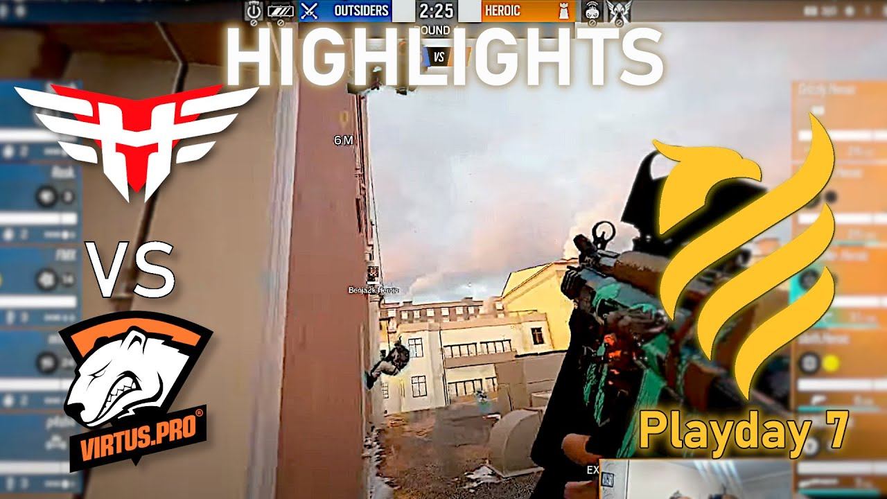 GREAT GAME! Heroic vs Outsiders (VP) - HIGHLIGHTS - Playday 7 - EUL 2022 Stage 1 - R6 Esport смотреть онлайн