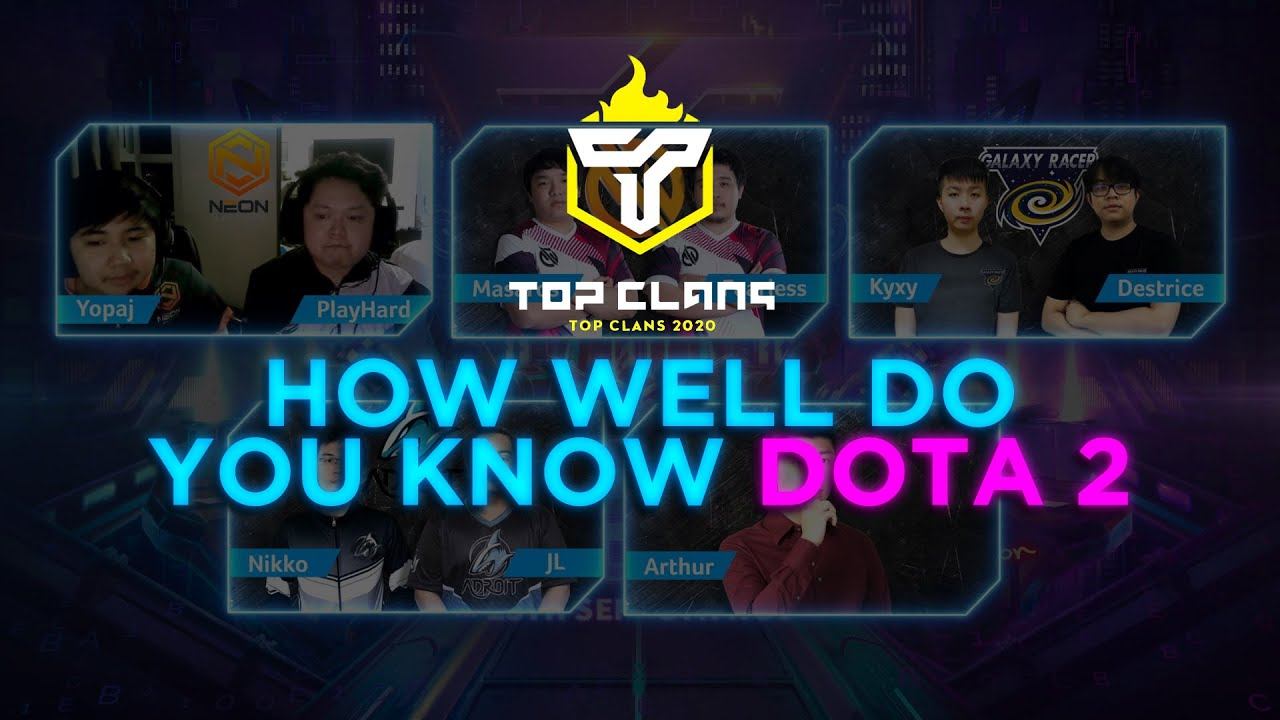 Top Clans 2020| Quiz Event | How Well Do You Know Dota 2 смотреть онлайн