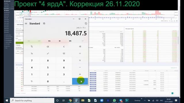 С вами проект "4 ярдА".Часть 4. О ситуации с базовым активом наших портфелей 26.11.2020 смотреть онлайн