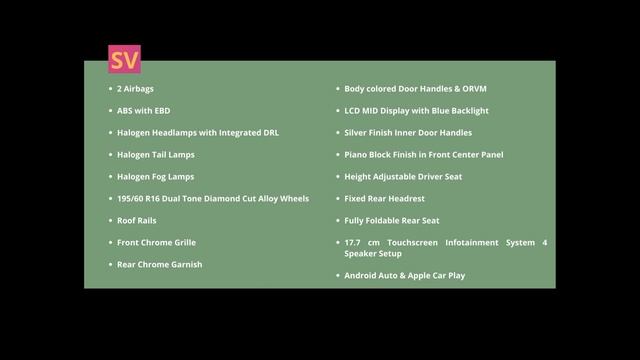 Honda WR-V Variants Explained with Price & Features SV | VX смотреть онлайн