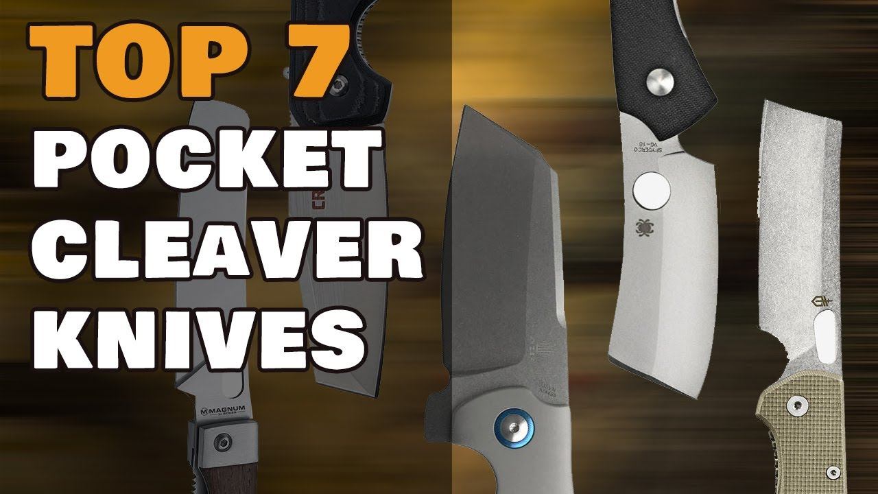 Top 7 Pocket Cleaver EDC Knives смотреть онлайн