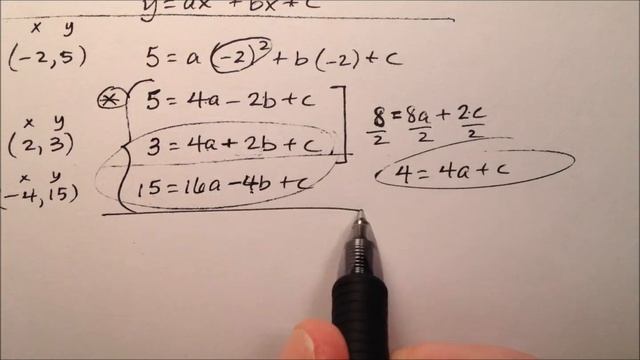 Writing a Quadratic Function from Points (Example) смотреть онлайн