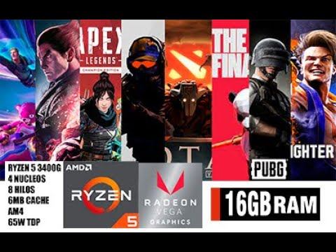 RYZEN 5 3400G TEST JUEGOS MARZO 2024 смотреть онлайн