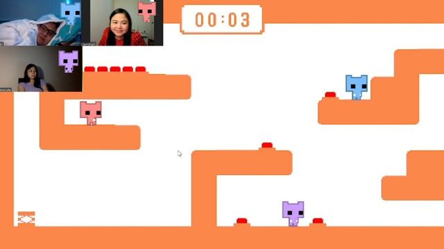 Siblings play PICO PARK | LEVEL 3 (1-4) PART 3 смотреть онлайн