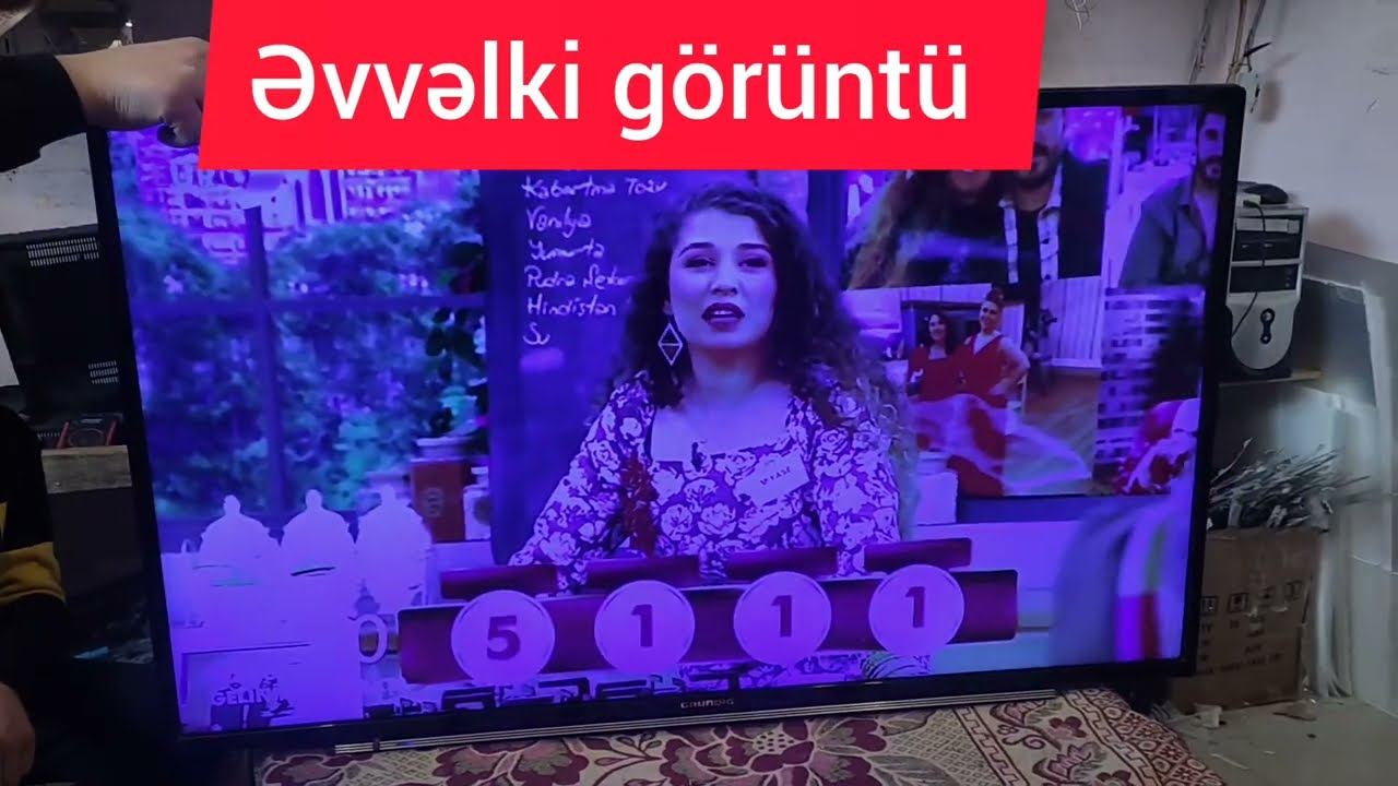 gurundig beko Arçelik TV 43 ekran rəngi düz gorsətmirdi düzəldib musderimize təhfil verdik смотреть онлайн