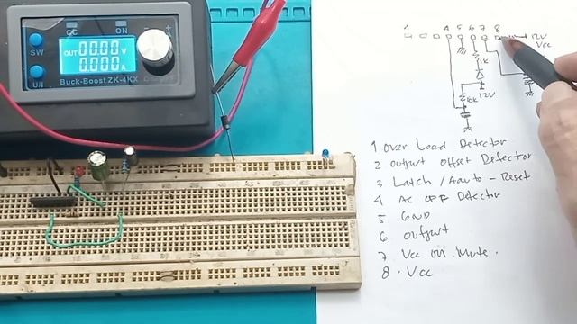 Upc1237 PROTECTOR IC FOR STEREO Speaker Protektor Jedug Jadi Hilang