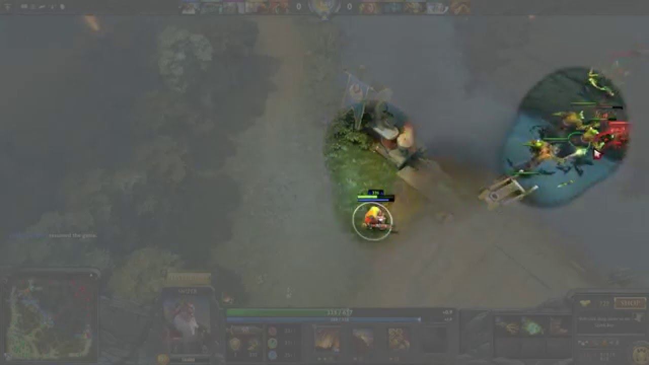 DOTA 2 with Eye Tracking Overlay [Tobii Eye Tracker 4C] смотреть онлайн