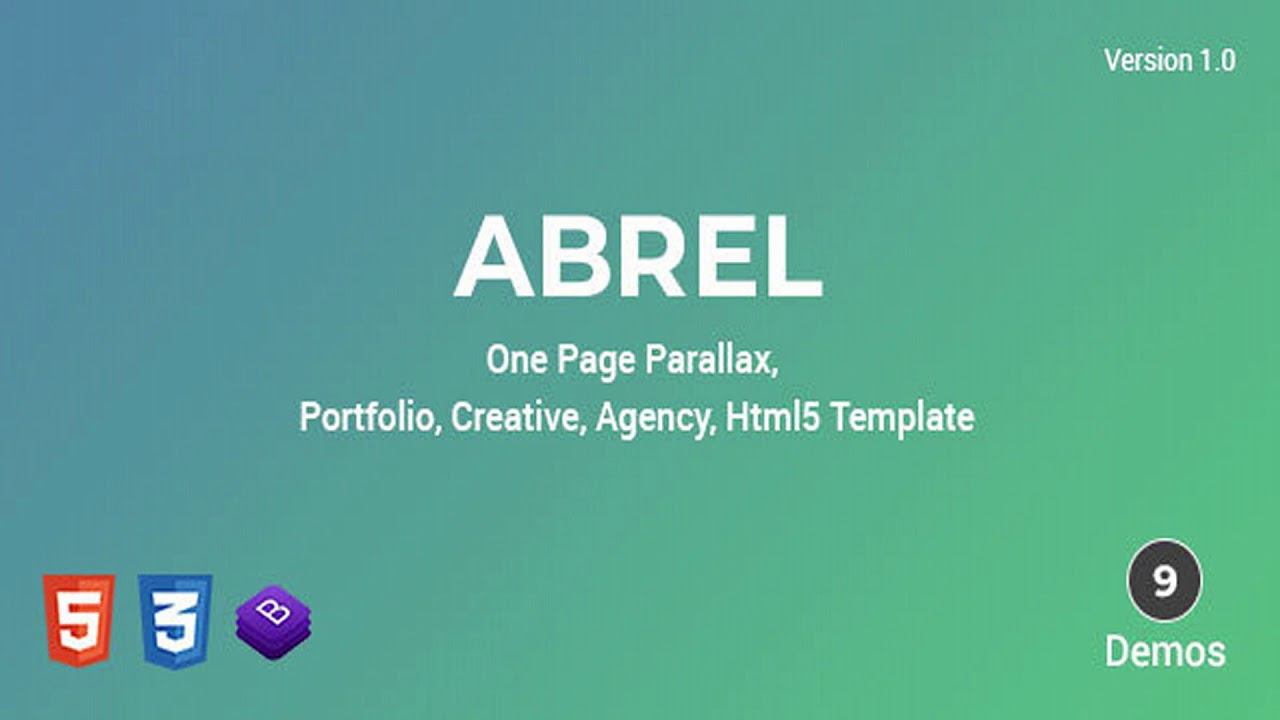 Abrel - One Page Parallax | Themeforest Website Templates and Themes смотреть онлайн