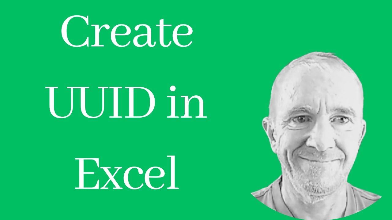 Create UUID's in excel using a python script - UUID's are extremely useful for reconciling payments смотреть онлайн