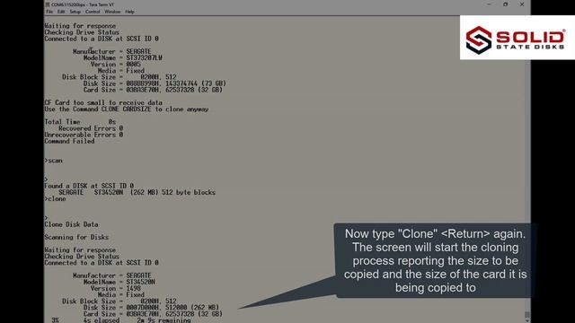 Chapter 8: Part 3: Cloning a drive using Terra term смотреть онлайн