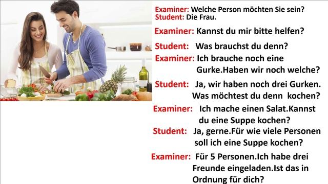 ÖSD A1 │ SPRECHEN │ SPEAKING TASK 3 (DIALOG / DIALOGUE) (Example Nr.8) смотреть онлайн
