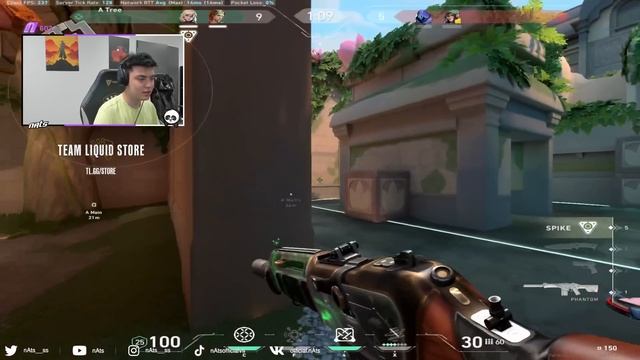 NEW AGENT DEADLOCK IS BROKEN!! MVP! LIQUID NATS DEADLOCK VALORANT RANKED GAMEPLAY смотреть онлайн