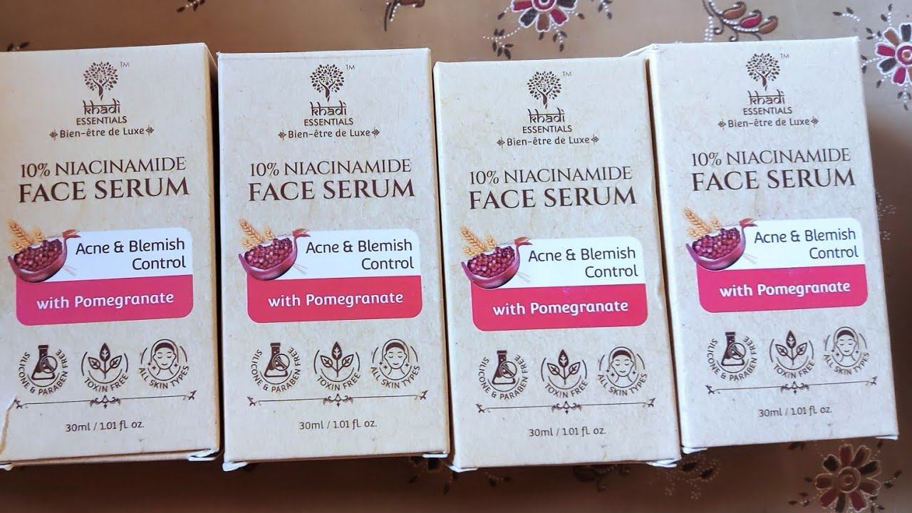 Khadi essential 10% niacinamide face serum for acne and blemish control। @khadiessentials9655 смотреть онлайн