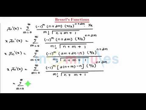 M5 | 4 | Bessel Functions_Bessel Property - 2_(Part_1) смотреть онлайн