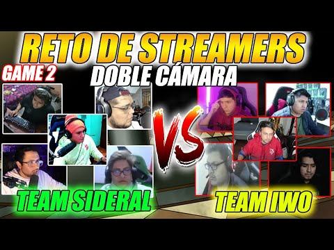 🔥RETO DE STREAMERS🔥 | 🎥DOBLE CÁMARA🎥 - TEAM SIDERAL VS TEAM IWO / GAME 2 смотреть онлайн