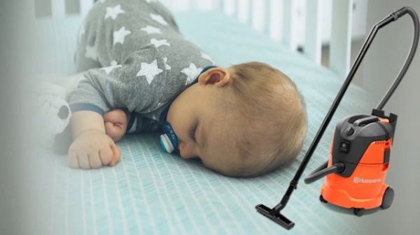 🌜 Vacuum cleaner white noise / 2 hours vacuum cleaner sound