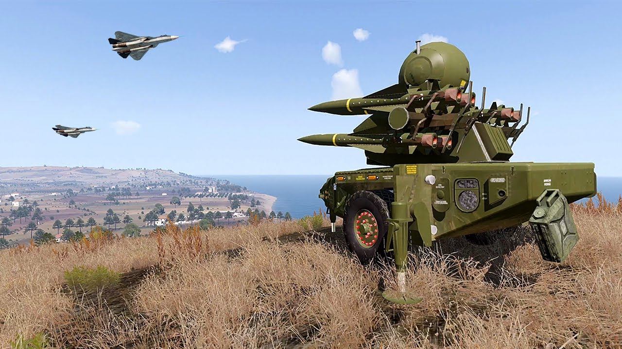FSC Rapier Missile Destroyed Russian SU-57 Fighter Jets at Northern Region - Arma 3 смотреть онлайн