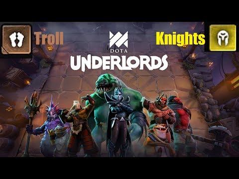 Dota Underlords, Troll Knights, New Patch, Easy rank ups, Auto chess autobattler Guide смотреть онлайн