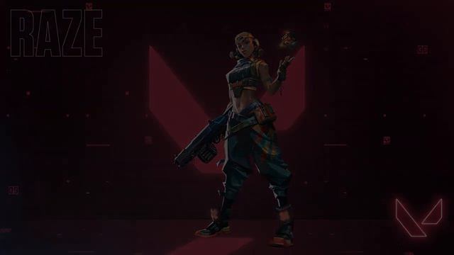 Raze Valorant😍 Wallpaper 😍 смотреть онлайн