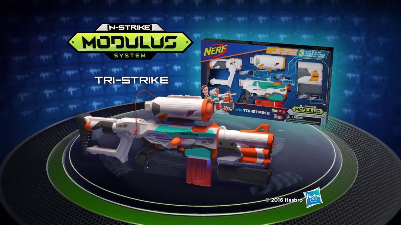 Бластер NERF Modulus Tri Strike B5577 смотреть онлайн