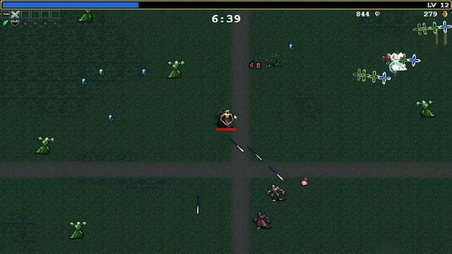 Vampire Survivors - Run 4 (Lightning Ring, Magnet, Lancet, Pummarola, Inlaid Library) смотреть онлайн