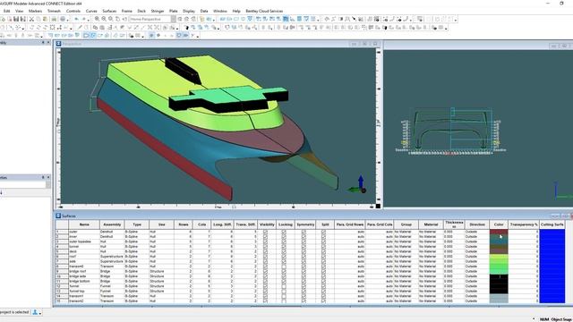 MAXSURF 22.03 - Tips and Tricks in Modeler - Surface Table смотреть онлайн