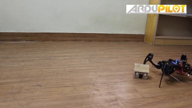 Walking Robot controlled by Ardupilot смотреть онлайн