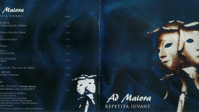 Ad Maiora. Repetita Iuvant (2016). CD, Album. Italy. Rock Progressivo Italiano (RPI), Progressive.