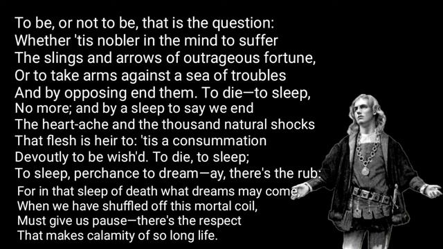 To be or Not to be || Hamlet's Soliloquy || William Shakespeare смотреть онлайн