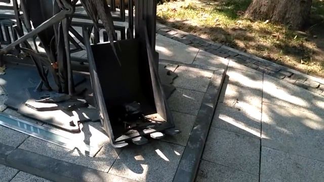 Серая цапля в камышах возле ковша с лягушкой смотреть онлайн