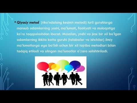 2 mavzu Kasbiy psixologiya fanining asosiy tadqiqot metodlari смотреть онлайн