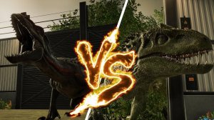 Индораптор против Индоминус Рекса | Jurassic World Evolution 2