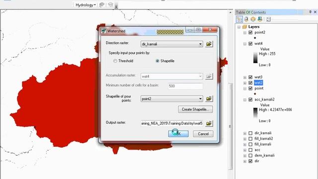 ArcGis tutorial 19 Watershade Analysis смотреть онлайн