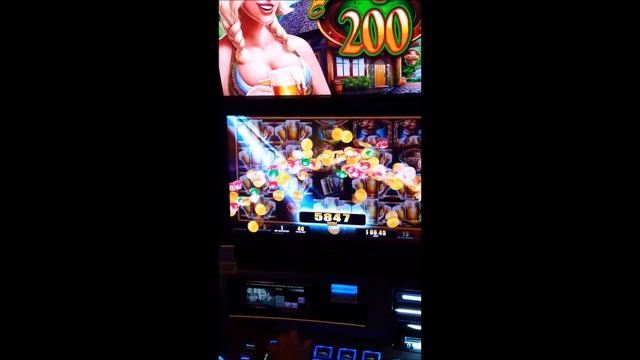 Bier Haus 200 slot machine bonus 5 cent MEGA BIG WIN WMS смотреть онлайн