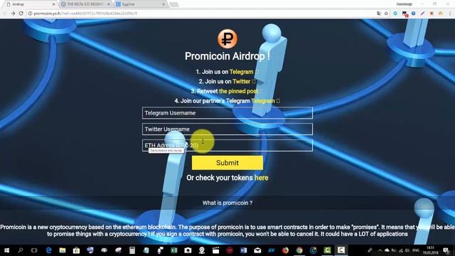 Promicoin - Airdrop! Раздача 150 монет бесплатно за регистрацию!Заработай криптовалюту без вложений смотреть онлайн