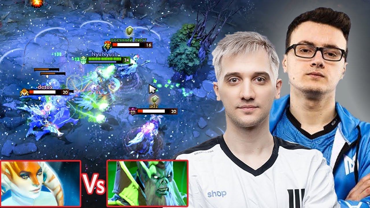 The Epic Battle Between Miracle and Arteezy | Necrophos VS Naga Siren | смотреть онлайн