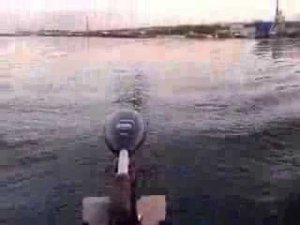 Shakespeare Sigma 28lb electric outboard engine test in Onega Lake.