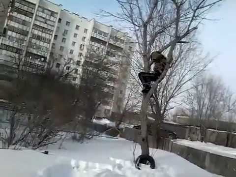 Прыжок с 5 метров в снег смотреть онлайн