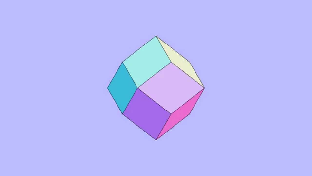 Rotating Rhombic Dodecahedron смотреть онлайн
