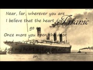 Karaoke - My Heart Will Go On - Cèline Dion . Love theme from Titanic !