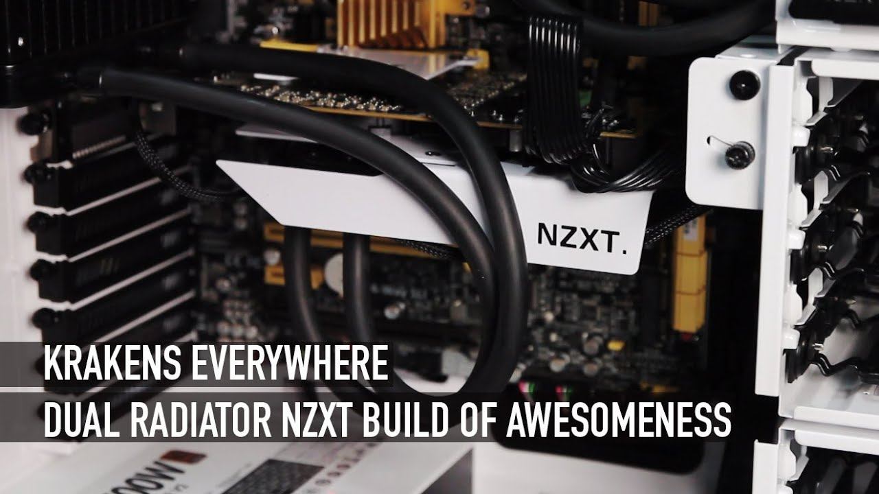Krakens Everywhere | NZXT Dual Radiator Build: 4770K @ 4.8 GHz смотреть онлайн