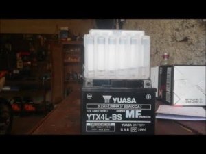How To Fill And Charge Yuassa YTX4L BS Battery