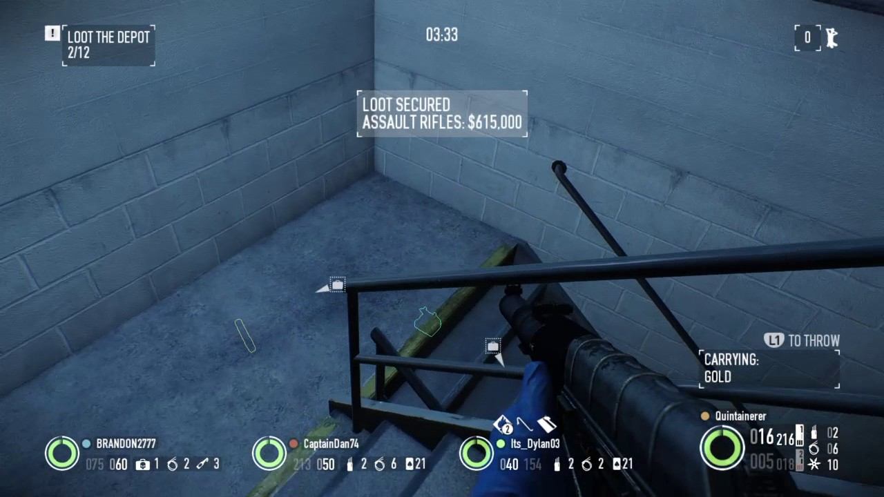PAYDAY 2 Shadow Raid DeathWish Sokol PS4 Gameplay смотреть онлайн
